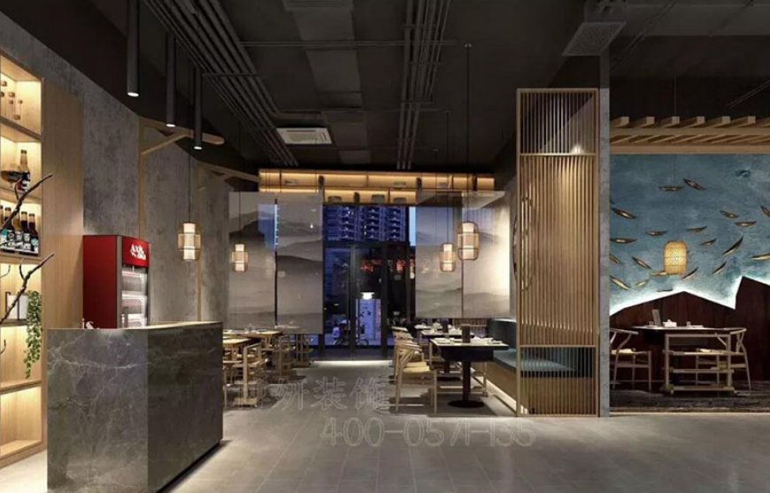 杭州精美火锅店装修出自博妍装饰，杭州火锅店装修案例