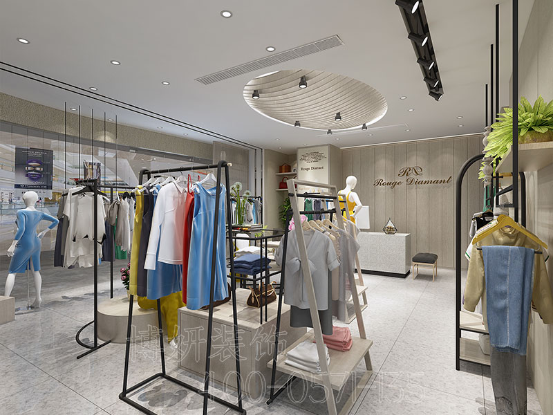 杭州女装店装修设计-装修效果图 4
