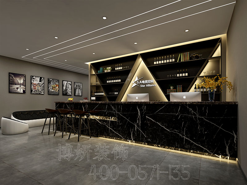 杭州电竞酒店装修设计案例-效果图 4