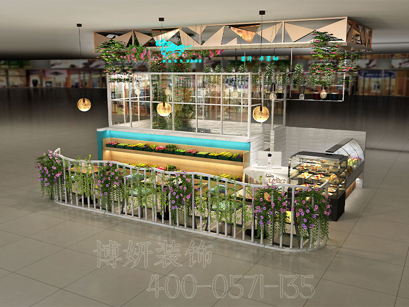 杭州沙拉店装修设计-案例效果图