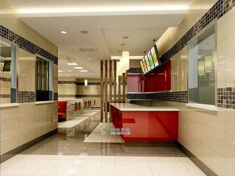 杭州快餐店装修设计-案例效果图 2