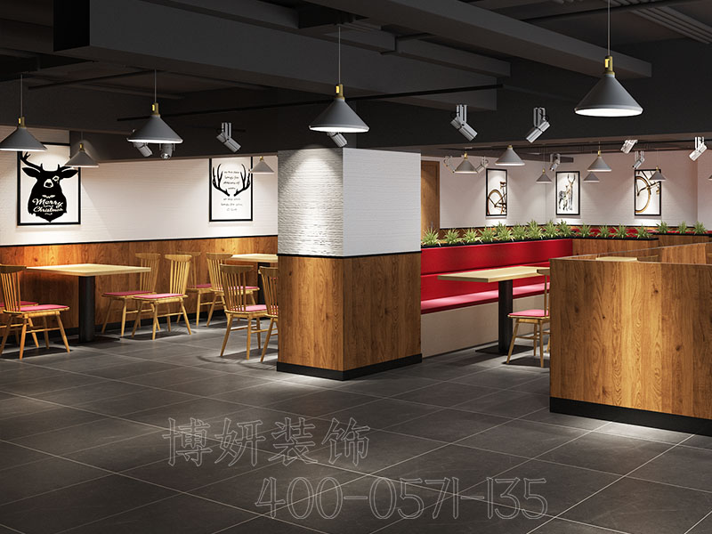 杭州快餐店装修设计-案例效果图 2