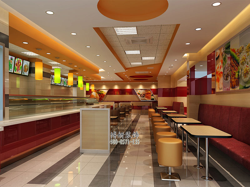 杭州中小型快餐店装修设计，快餐店装修要点有哪些？