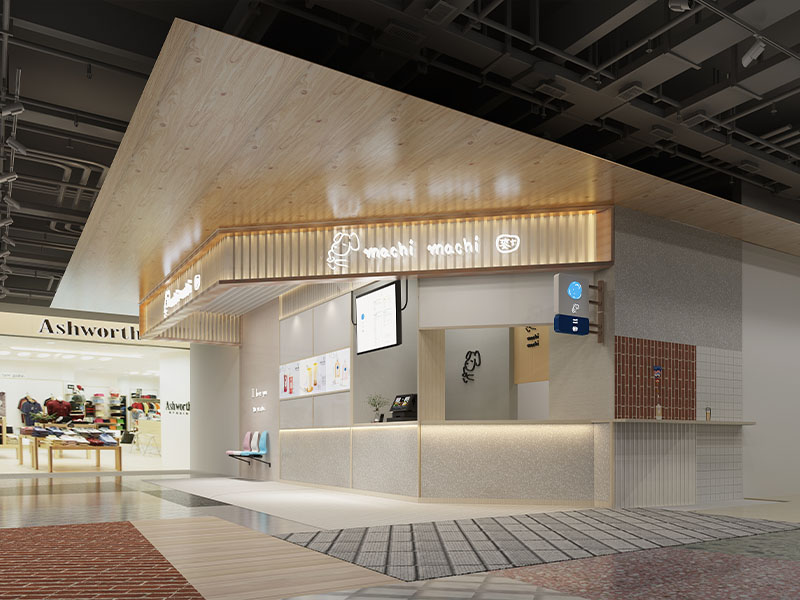 杭州奶茶店装修设计-案例效果图