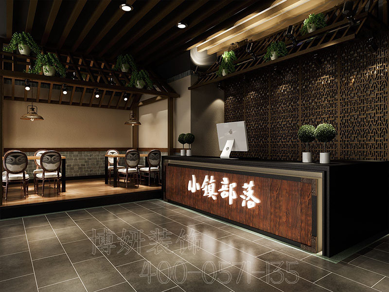 杭州专业餐馆装修设计，大型品牌餐厅装潢公司电话