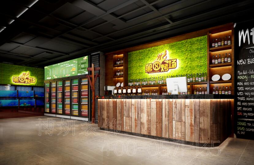 杭州城南烧烤店装修-杭州好口碑烧烤店装修要点