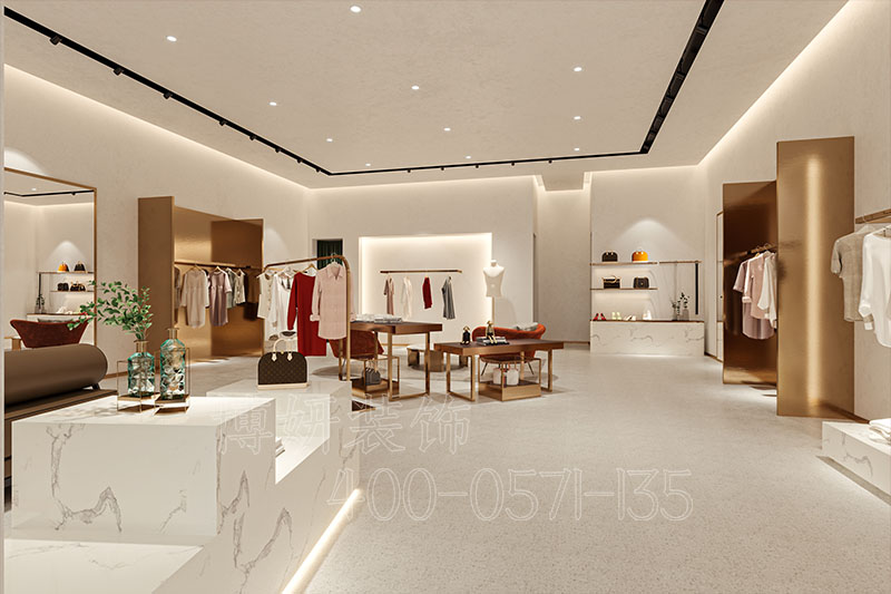 杭州时尚女装店装修设计-案例效果图 4