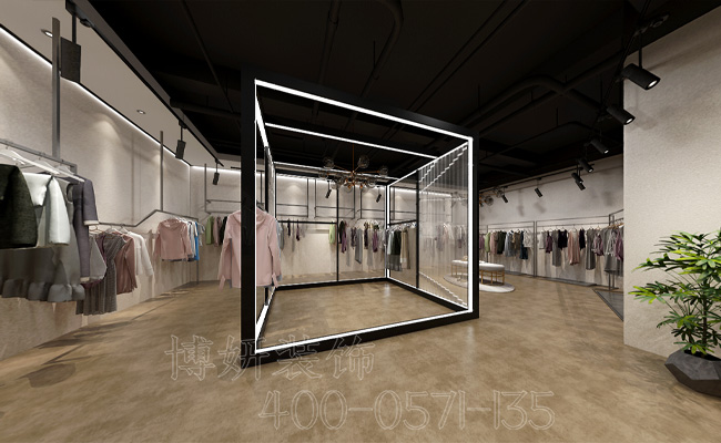 服装展厅装修设计,杭州展厅装修,展厅装修
