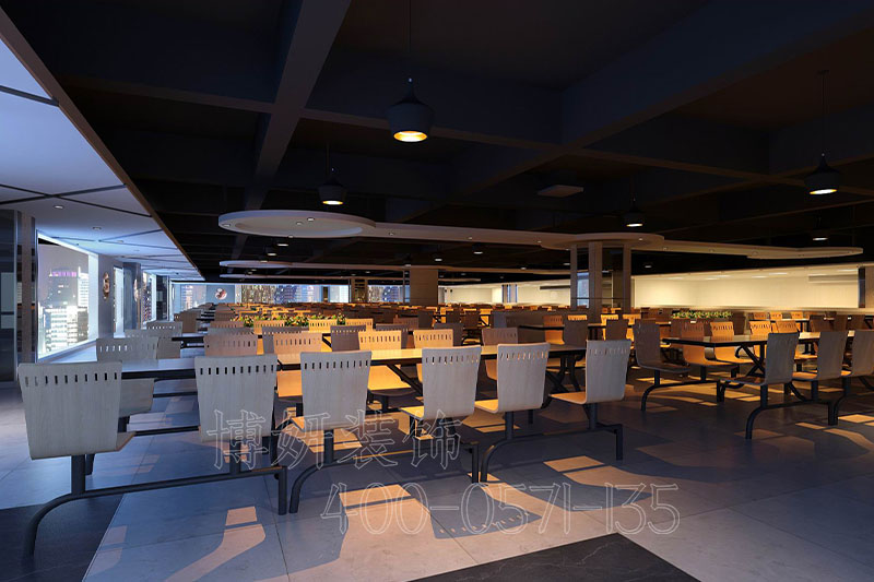 杭州地下餐厅装修设计-案例效果图 4