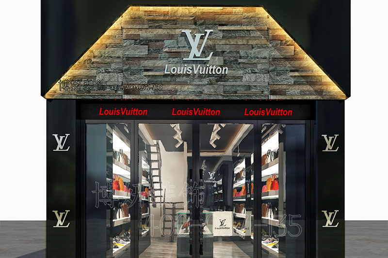 皮具护理店装修设计,店铺案例效果图