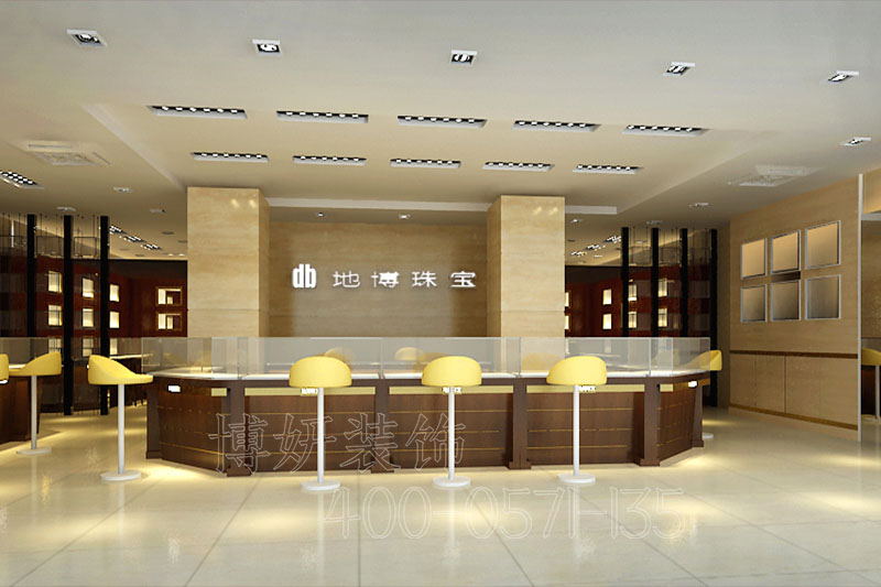 杭州品牌珠宝店装修设计-案例效果图