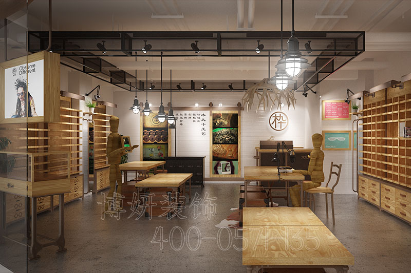 杭州眼镜店装修,杭州眼镜店设计,眼镜店装修公司