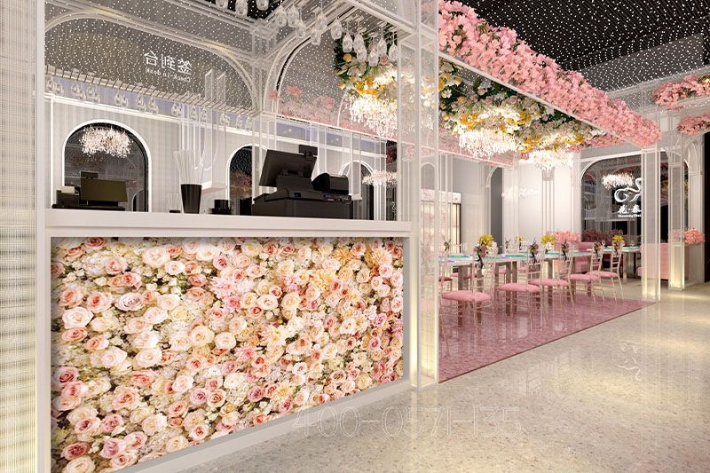 杭州主题餐厅装修设计-美如画的餐厅装修效果案例图
