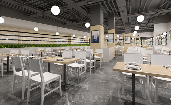 杭州快餐店装修设计-这样装修快餐店才能使顾客不断