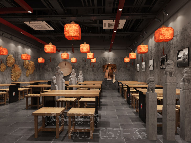 杭州知名餐饮装修设计,杭州著名设计师,杭州专业餐饮设计效果图