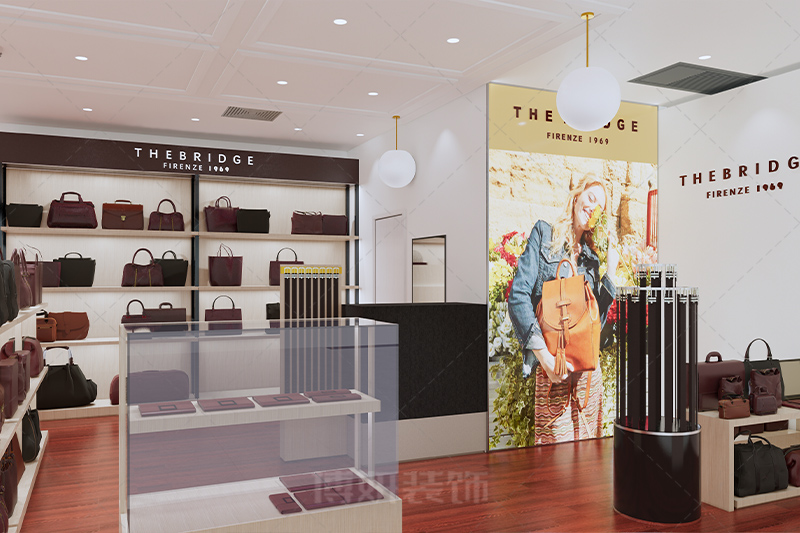 杭州专业皮具店装修设计-店铺装饰设计效果案例 4
