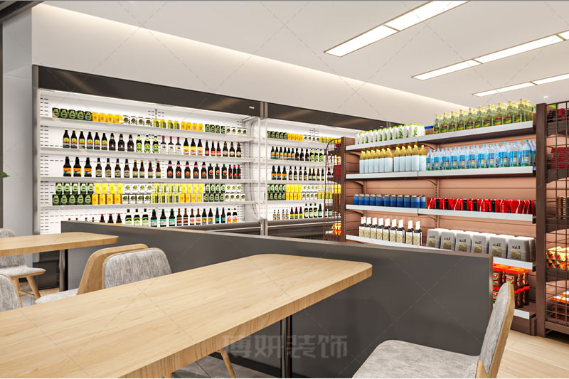 杭州时尚超市便利店装修设计-案例效果图