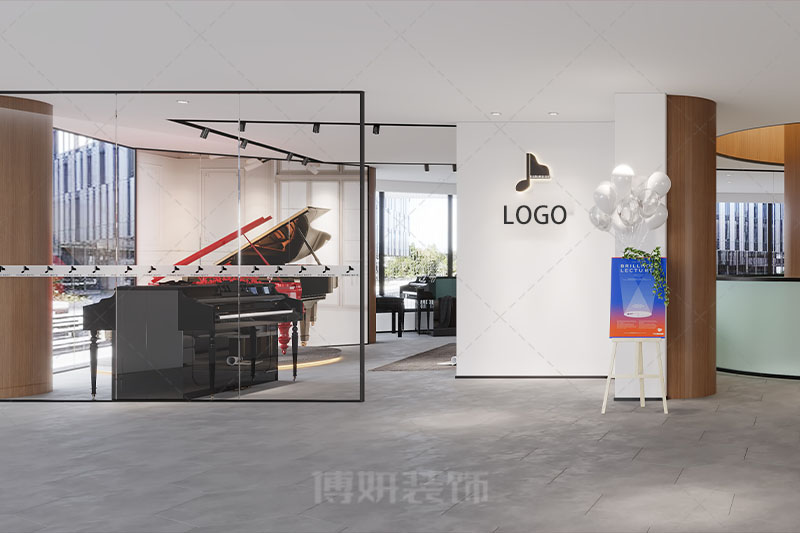 杭州乐器展厅装修设计-案例效果图 3