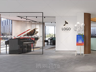 杭州乐器展厅装修设计-案例效果图