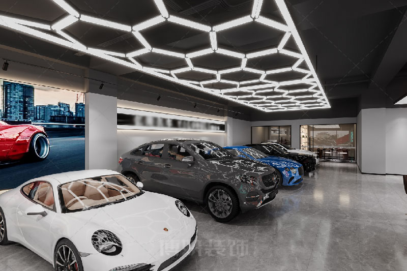 杭州汽车展厅装修设计-案例效果图 2