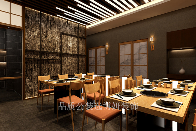 杭州烧烤店面装修设计，餐饮空间装修就找博妍装饰，美味持久不衰