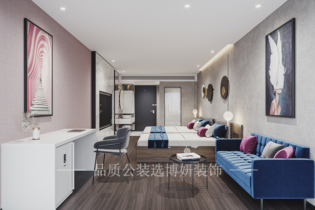 杭州酒店房间装修,杭州酒店装潢设计公司,杭州酒店装修效果图,杭州装修公司